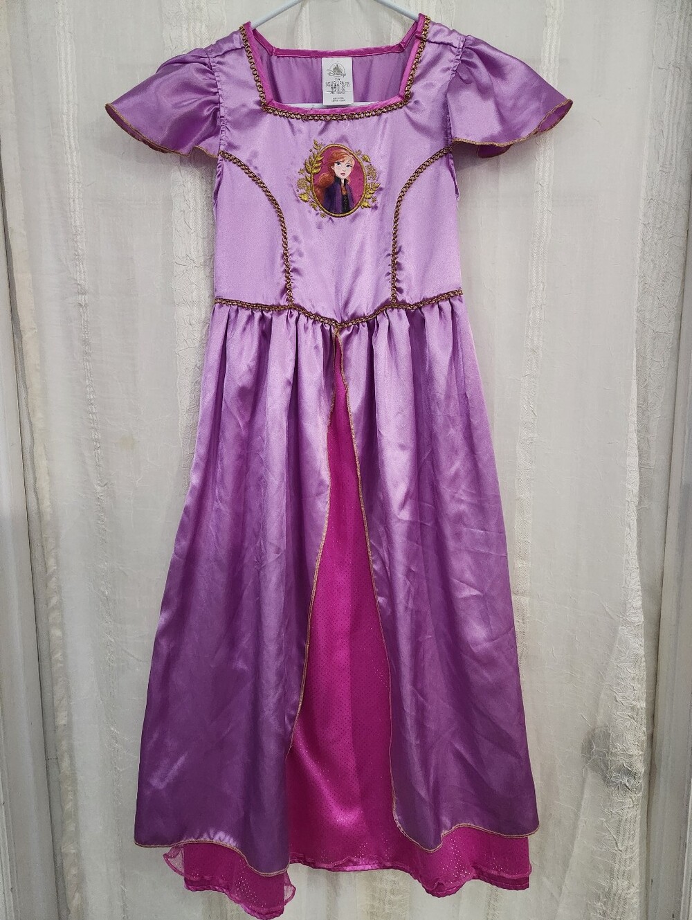 Frozen Anna Purple Princess Costume Dress by Disney Size 7/8